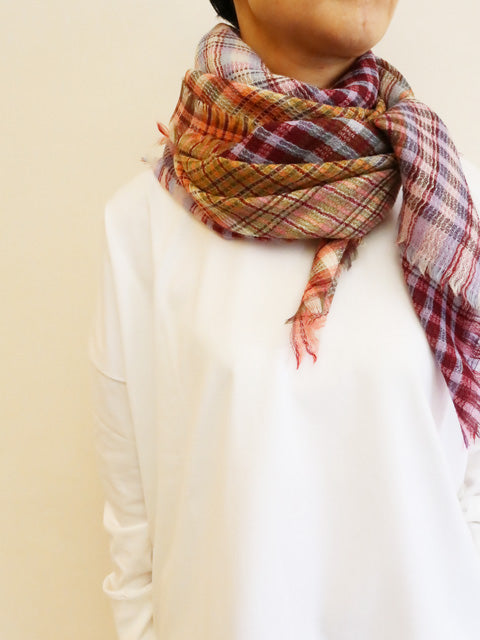 SCARF WOVEN CHECK