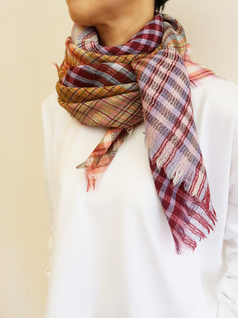 SCARF WOVEN CHECK
