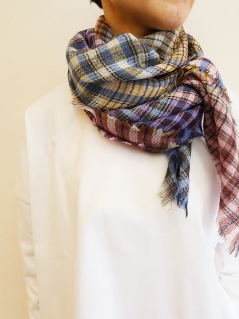 SCARF WOVEN CHECK