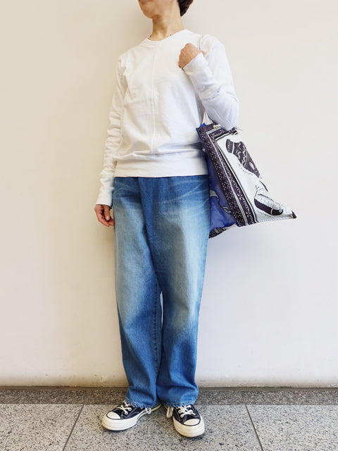 オーガンジー トートバッグ L