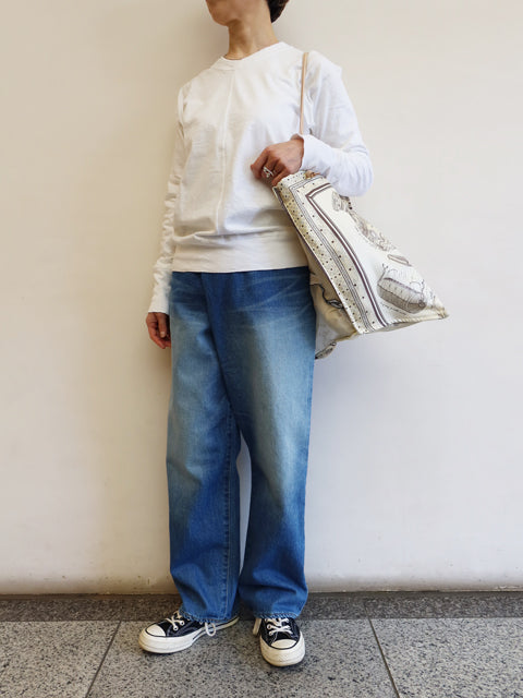 オーガンジー トートバッグ L