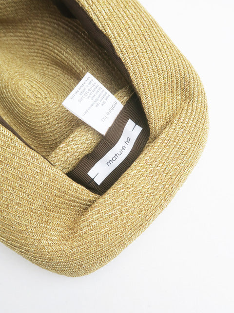 BOXED HAT<br>11cm brim