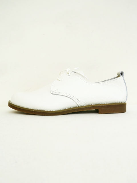 lace up shoes WHITE