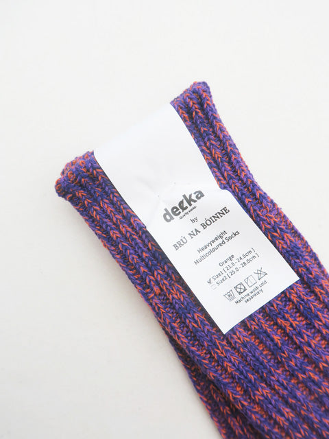 HEAVYWEIGHT MULTI COLORED SOCKS