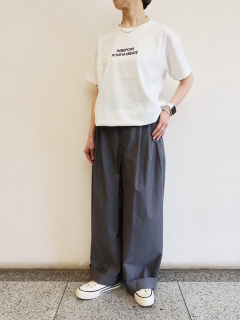 3タックワイドパンツ