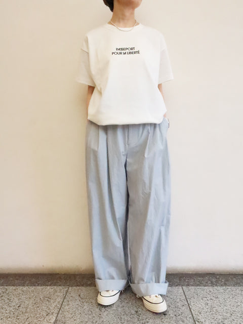 3タックワイドパンツ