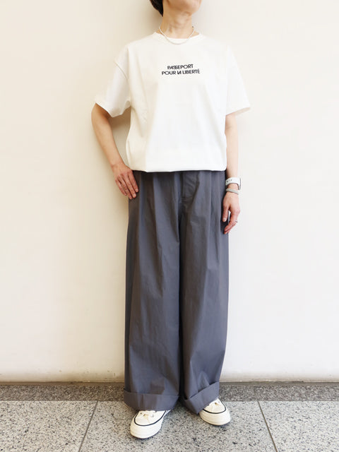 3タックワイドパンツ