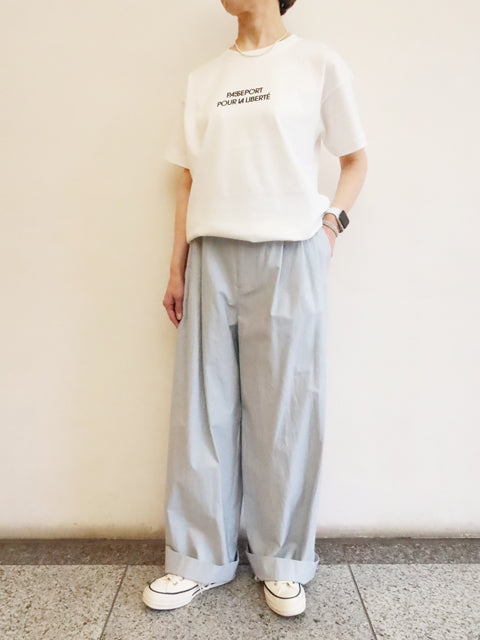 3タックワイドパンツ