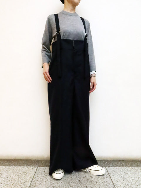 サスペンダー付き<br>ハイウエストパンツ