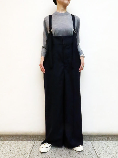 サスペンダー付き<br>ハイウエストパンツ