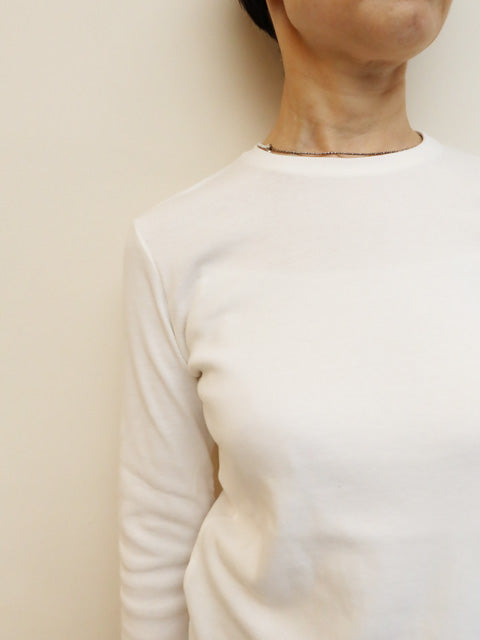 Cネック 長袖プルオーバー