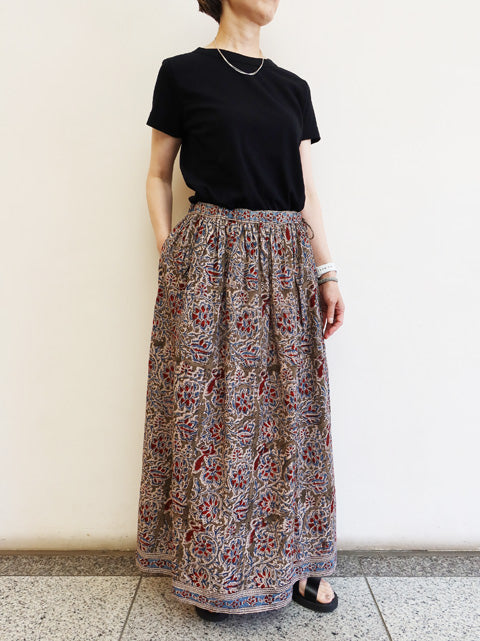 HAND BLOCK PRINTED<br>SKIRT