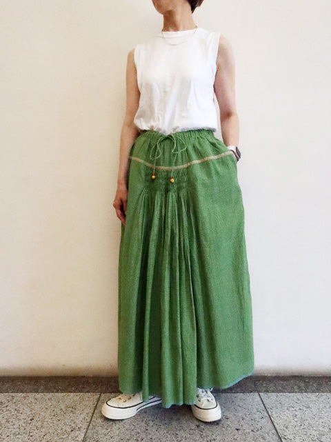 HAND PLEATED<br>SKIRT