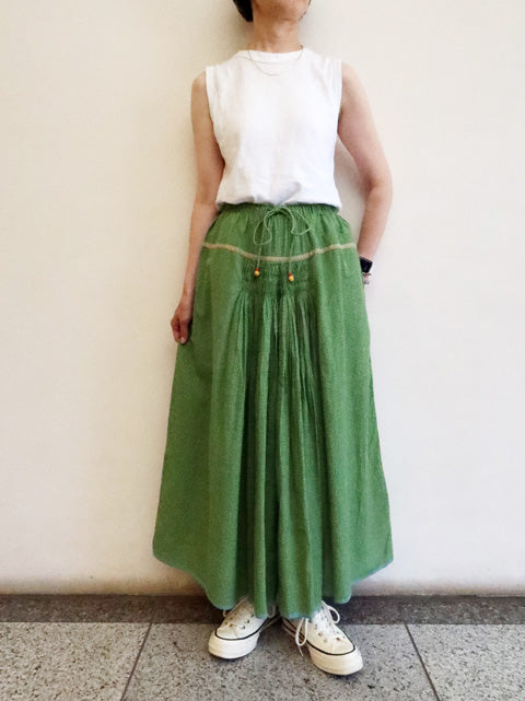 HAND PLEATED<br>SKIRT