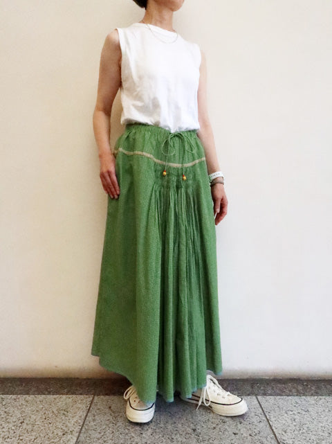 HAND PLEATED<br>SKIRT