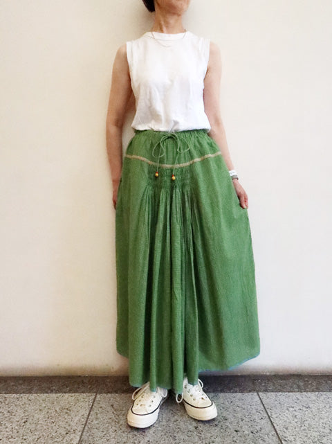 HAND PLEATED<br>SKIRT