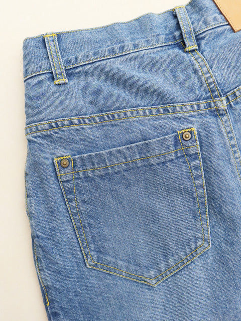 ボアデニムスカート