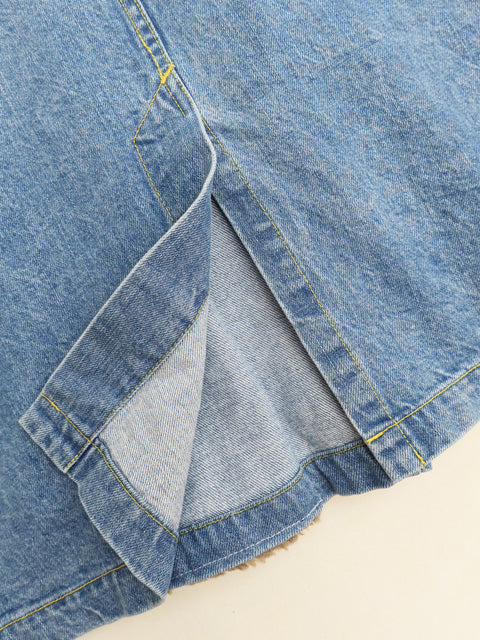 ボアデニムスカート