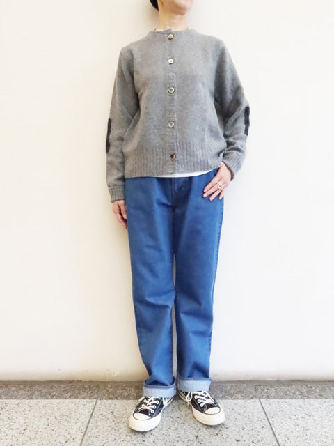 ELBOW PATCH<br>ROUND CARDIGAN
