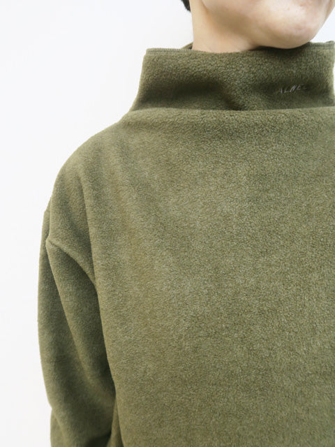 FLEECE HIGH NECK TOP