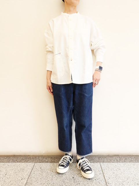 スタンドプルオーバーシャツ