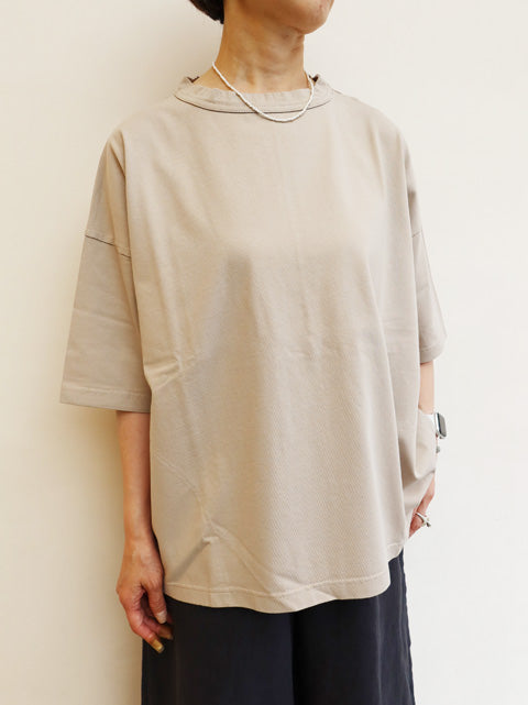 首まわりしっかり<br>5分袖Tシャツ