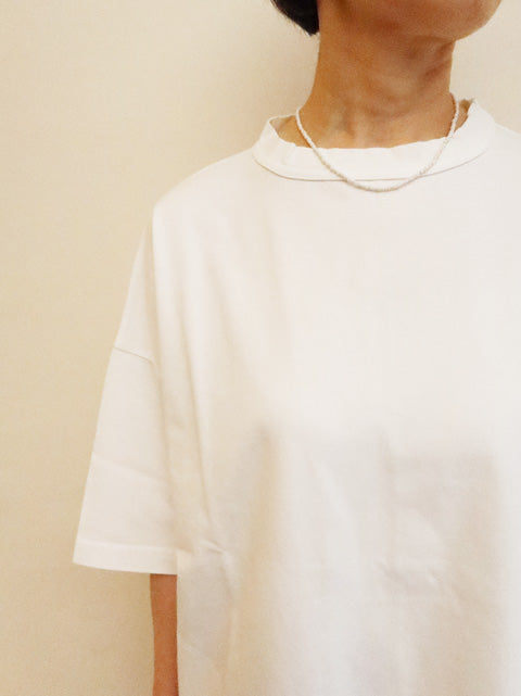 首まわりしっかり<br>5分袖Tシャツ