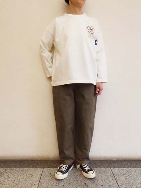 ワッペンペタペタ<br>長袖Tシャツ