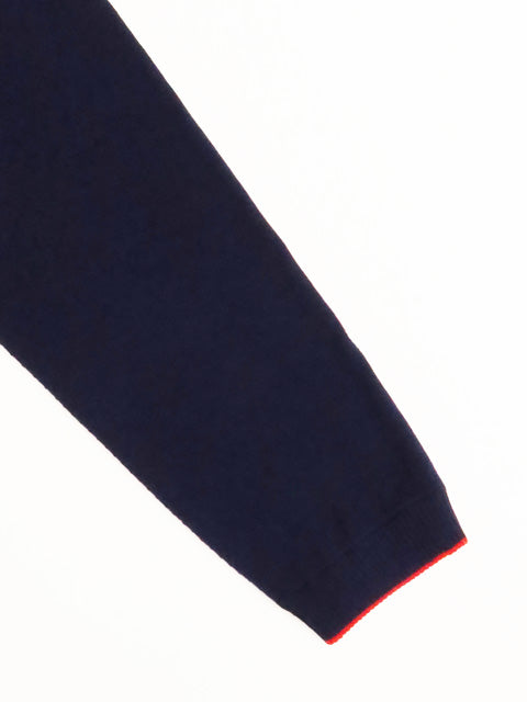 クルーネックカーディガン