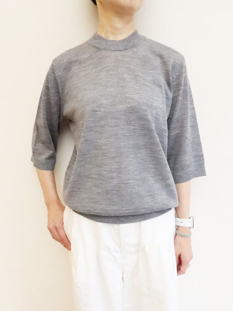 6分袖プルオーバーセーター