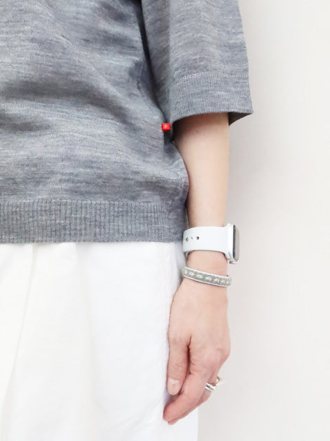 6分袖プルオーバーセーター