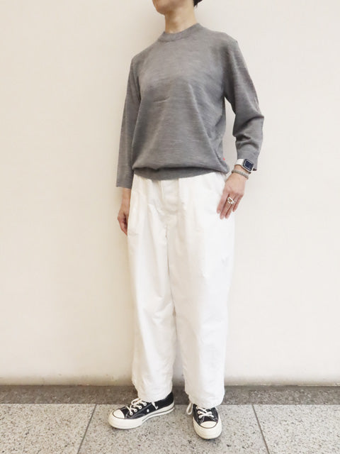 8分袖プルオーバーセーター