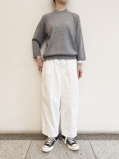 8分袖プルオーバーセーター