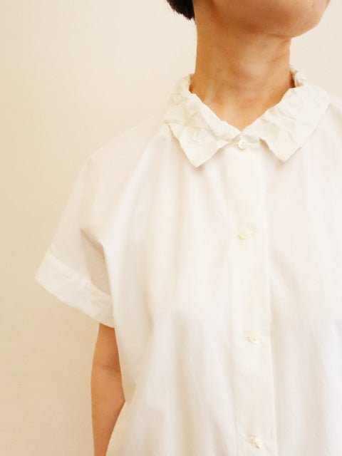 washer collar wide shirt