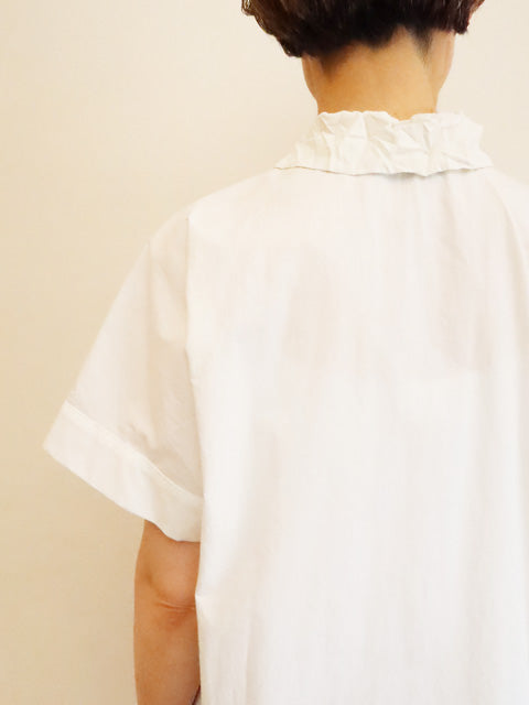 washer collar wide shirt