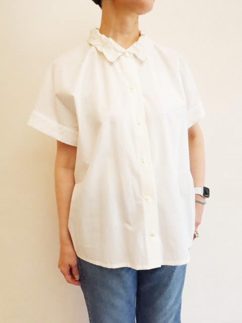 washer collar wide shirt