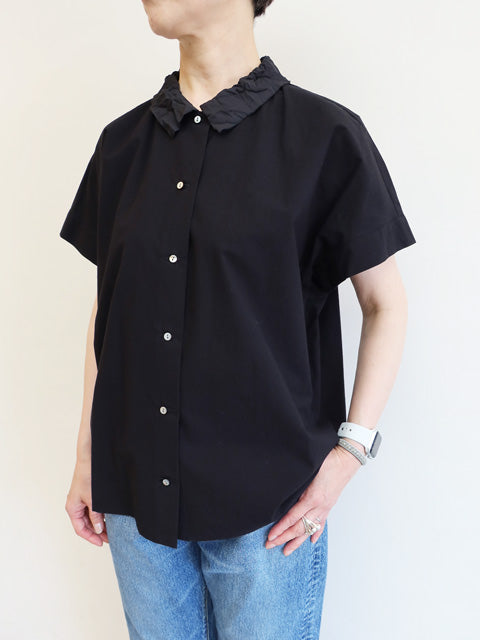 washer collar wide shirt