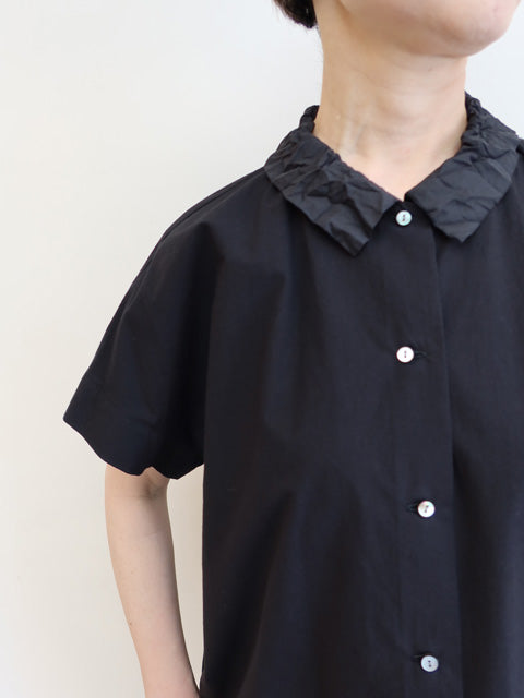 washer collar wide shirt