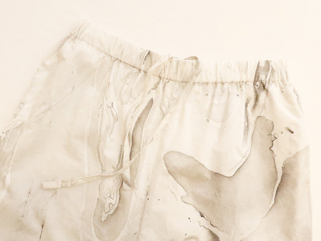 marble print culotte PT