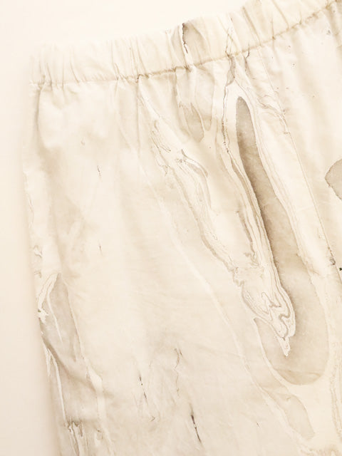 marble print culotte PT