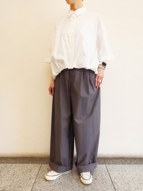 half slv ballon shirt