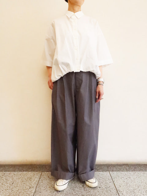 half slv ballon shirt