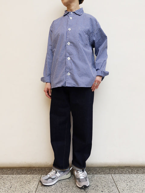 ニュースタンダード<br>長袖ギンガムチェック