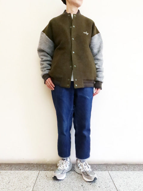 ウールポリエステルスタジャン