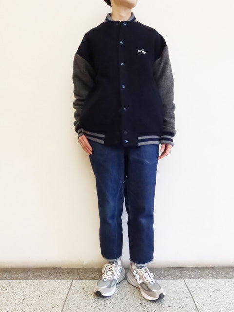 ウールポリエステルスタジャン