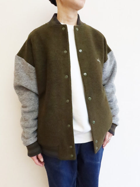 ウールポリエステルスタジャン