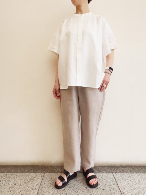 SLIM LINEN PANTS