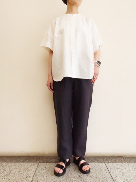 SLIM LINEN PANTS
