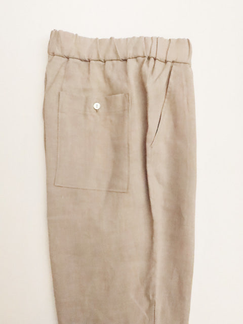 SLIM LINEN PANTS