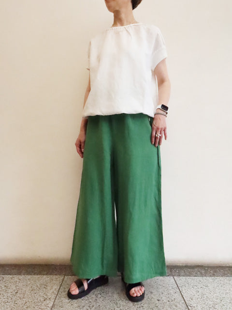 WIDE LINEN PANTS